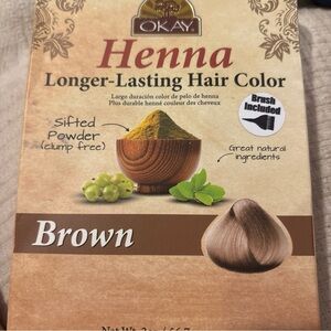 OKAY Pure Naturals Herbal Henna Natural Hair Color {Brown}100% Natural